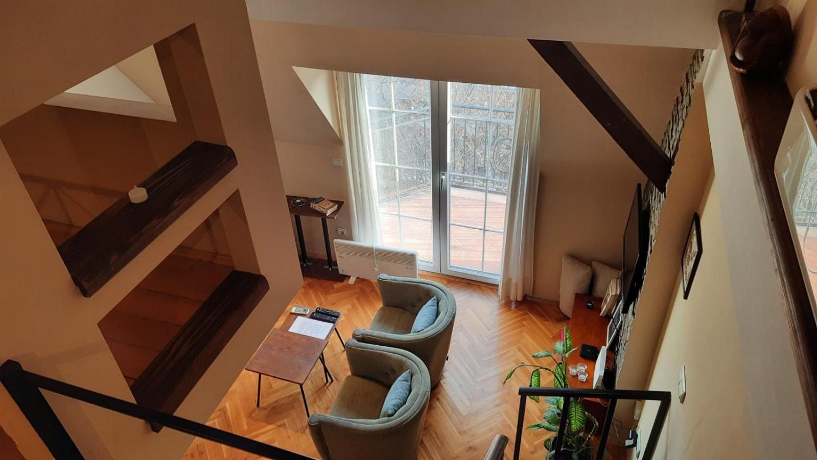 Apartmán Duplex Studio Mansarda Bělehrad Exteriér fotografie