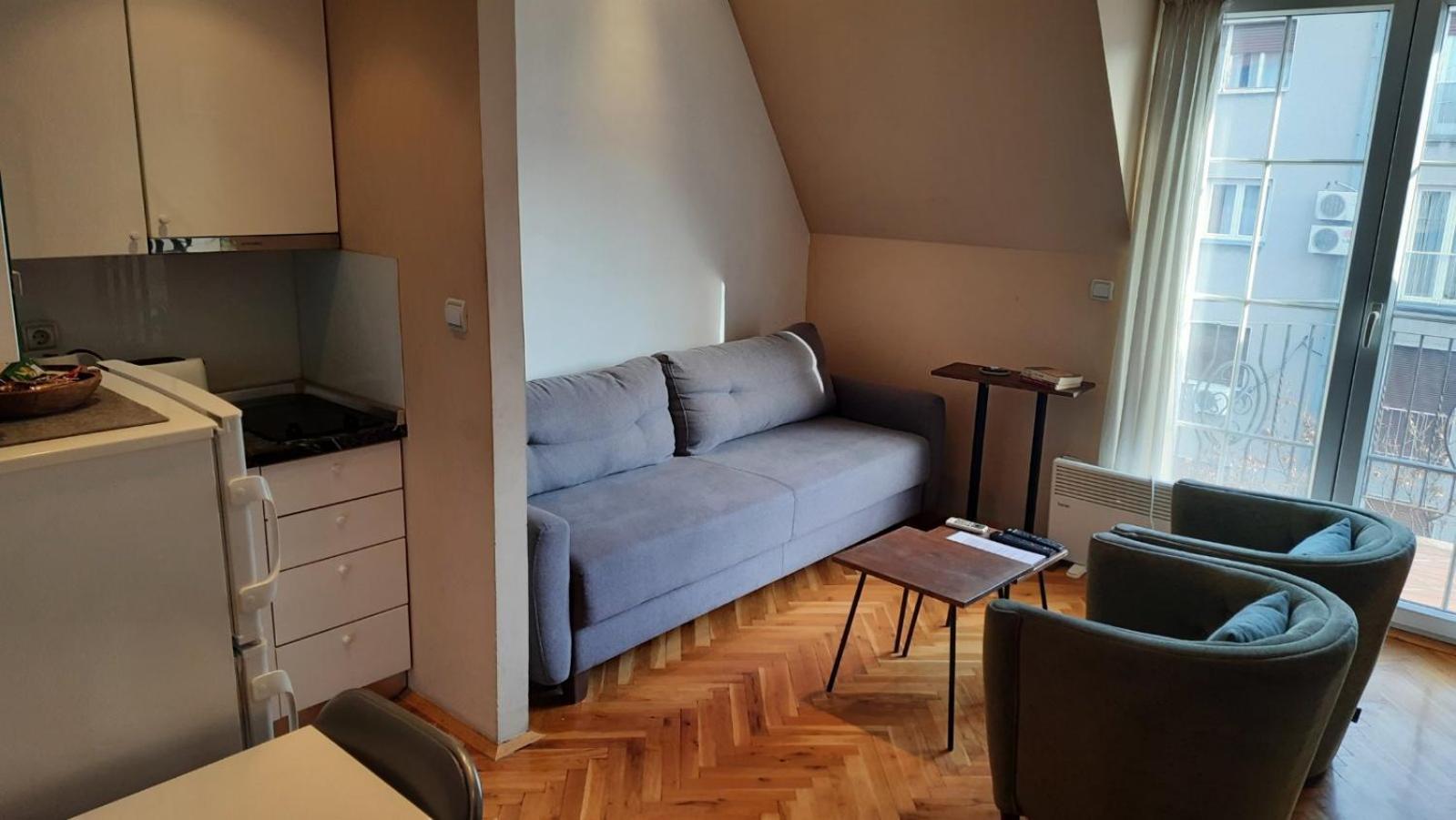 Apartmán Duplex Studio Mansarda Bělehrad Exteriér fotografie